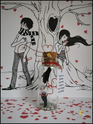 poruka u boci red string of fate